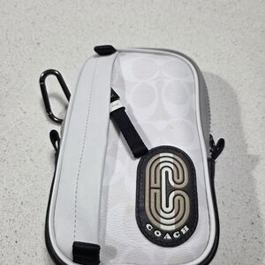 Coach White Pouch